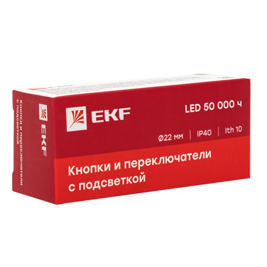 Переключатель EKF PROxima BD33 220 В 1NO+1NC IP40 3P с фиксацией с подсветкой зеленый (xb2-bk33-g-230)