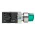 Переключатель EKF PROxima BD33 220 В 1NO+1NC IP40 3P с фиксацией с подсветкой зеленый (xb2-bk33-g-230)