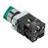 Переключатель EKF PROxima BD33 220 В 1NO+1NC IP40 3P с фиксацией с подсветкой зеленый (xb2-bk33-g-230)