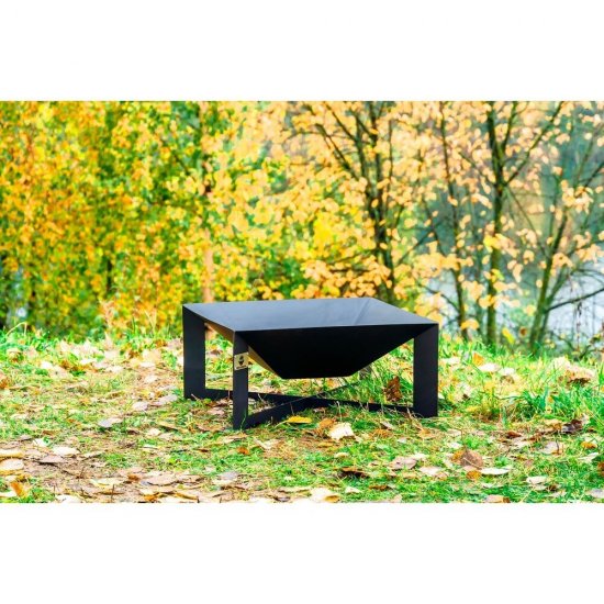 Чаша костровая Plaza 620х620 мм коническое дно 2 ножки