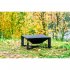 Костровая чаша Plaza 620х620 мм коническое дно 2 ножки
