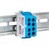 Клемма на 4 провода EKF PROxima 2,5-35 кв.мм с двойным винтом синяя (ksr-2.35-2.25-blue)