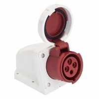 Розетка силовая настенная EKF PROxima с заземлением 3Р+РЕ 32 А 380 В IP67 (ps-1242-32-380)