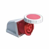 Розетка силовая настенная EKF PROxima с заземлением 3Р+РЕ+N 32 А 380 В IP67 (ps-1252-32-380)