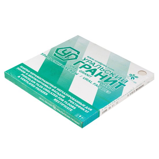 Керамогранит Уральский Гранит Моноколор белый матовый UF001MR 600х600х10 мм (4 шт.=1,44 кв.м)