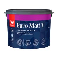 Краска интерьерная Tikkurila/Tikkivala Euro Matt 3 база С бесцветная 9 л
