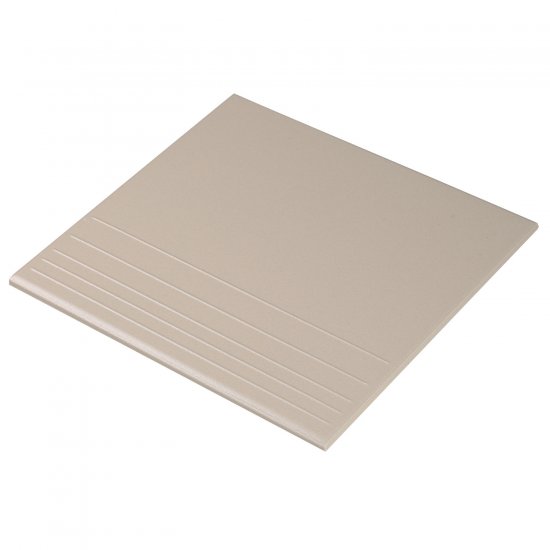 Керамогранит ступень Уральский Гранит Моноколор молочный U100M 300х300х8 мм (15 шт.=1,35 кв.м)