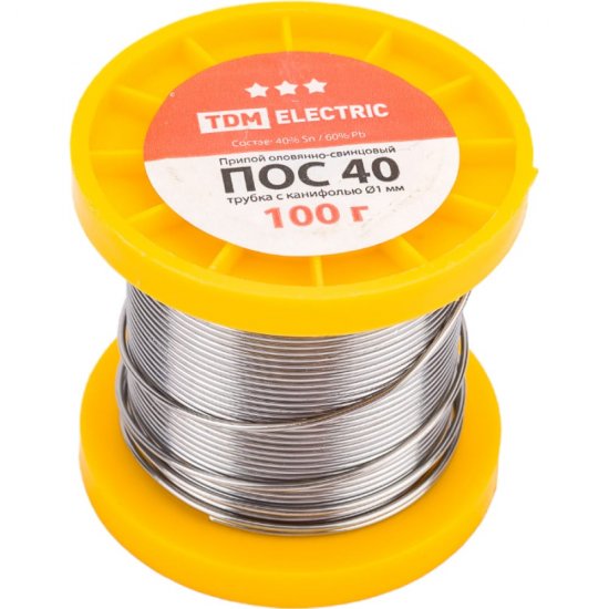 Припой TDM ELECTRIC ПОС 40 серия Алмаз