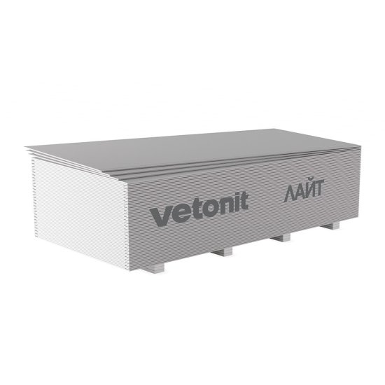 Гипсокартон Vetonit (Gyproc) Лайт 2500х1200х9,5 мм