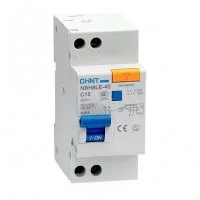 Автомат дифференциальный Chint NBH8LE-40 10А 1P+N тип AC 30 мА 4,5 кА (206061)