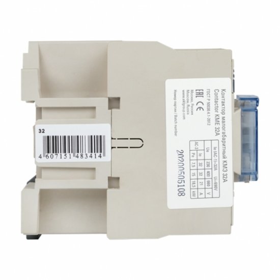 Контактор EKF PROxima КМЭ (ctr-s-32-220) 220 В 32 А 3P малогабаритный
