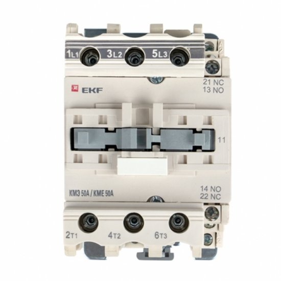 Контактор EKF PROxima КМЭ (ctr-s-50-380) 380 В 50 А 3P малогабаритный