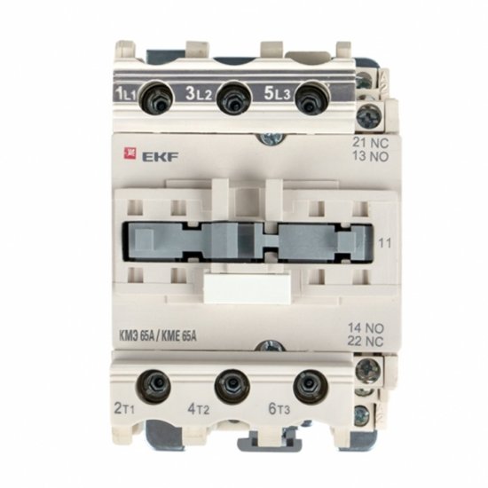 Контактор EKF PROxima КМЭ (ctr-s-65-380) 380 В 65 А 3P малогабаритный