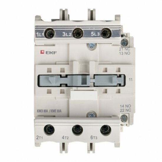 Контактор EKF PROxima КМЭ (ctr-s-80-380) 380 В 80 А 3P малогабаритный