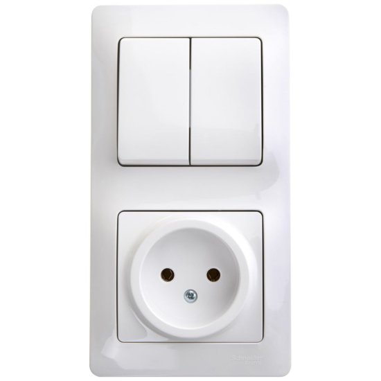 Комбинированный блок Systeme Electric GLOSSA