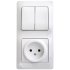 Комбинированный блок Systeme Electric GLOSSA