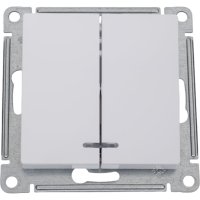 Двухклавишный выключатель Systeme Electric ATLAS DESIGN