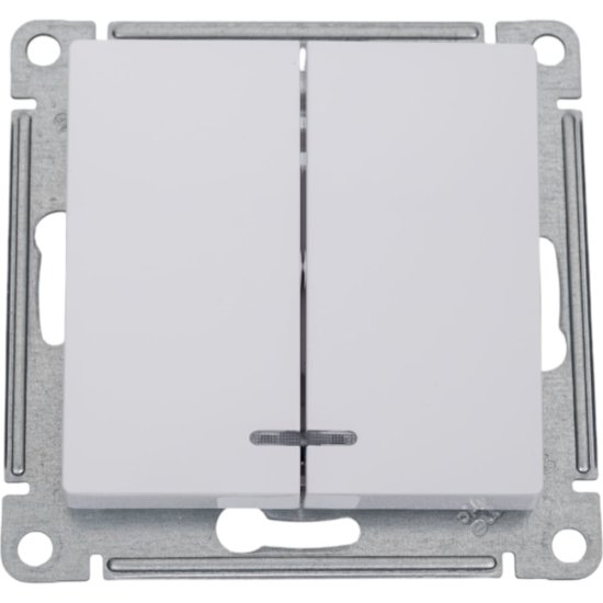 Двухклавишный выключатель Systeme Electric ATLAS DESIGN
