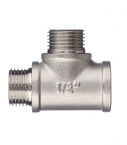 Тройник Valtec 1/2 ВР(г) х 1/2 НР(ш) х 1/2 НР(ш) латунный (VTr.133.N.0004)