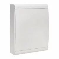 Щит распределительный навесной SlimBox ЩРН-П-24 пластиковый IP41 261х335х97 мм 24 модуля белая дверь