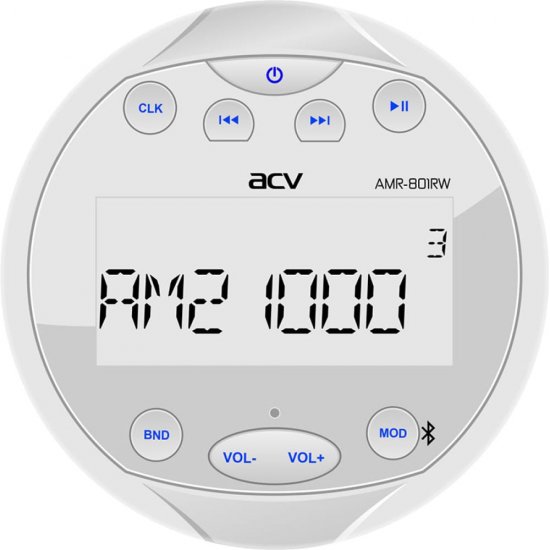 Морская магнитола ACV AMR-801RW