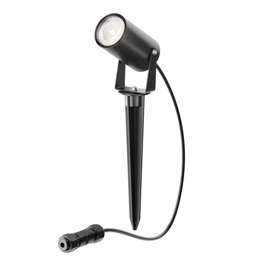 Светильник садово-парковый Maytoni Scope черный 295 мм GU10 20 Вт IP65 (O025FL-01B)