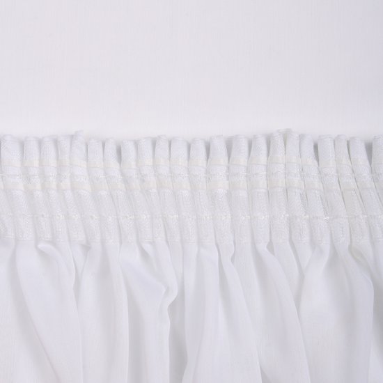 Тюль батист белый 150х270 см Mona Liza (МЛ718/01/Е150)