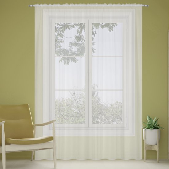 Тюль батист белый 300х270 см Mona Liza (МЛ718/01/Е300)