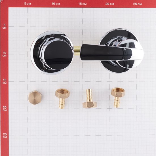 Смеситель для душевой кабины MR Mirwell 3 режима хром (2121035002)