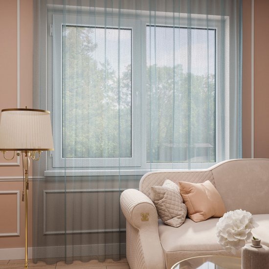 Тюль сетка изумрудный 500х280 см Legrand с утяжелителем (58109820)