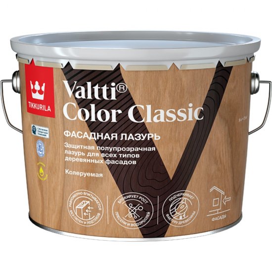 Фасадная лазурь Tikkurila valtti color classic