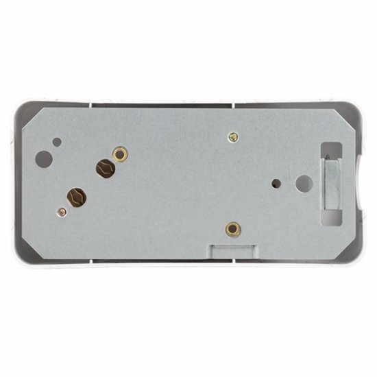 Розетка настенная двойная открытая установка с заземлением 2P+PE 32 А IP20 белая (AS-250-32/16-O)