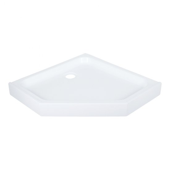 Поддон Triton акриловый 90х90х17 см трапеция белый низкий (Щ0000052850)