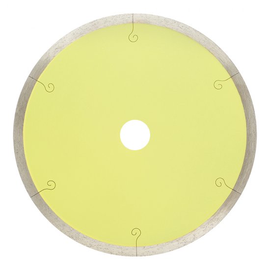 Диск алмазный по керамограниту Trio-Diamond Hot Pres 200x25,4x1,7 мм сплошной мокрый рез (UTW505)