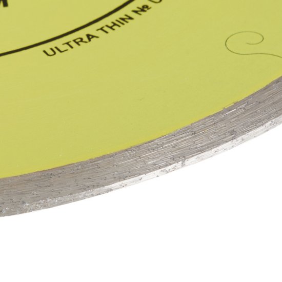 Диск алмазный по керамограниту Trio-Diamond Hot Pres 200x25,4x1,7 мм сплошной мокрый рез (UTW505)