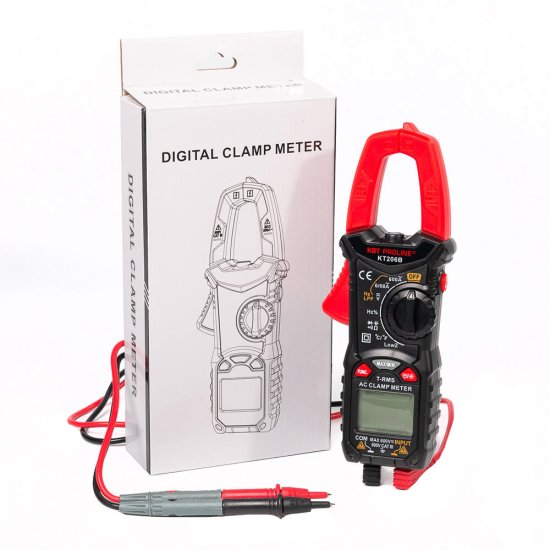 Клещи токовые КВТ ProLine KT 206B (79130)