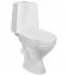 Унитаз-компакт Gesso Home de luxe W102 с косым выпуском с сиденьем пластик белый (9 012 357)