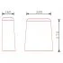 Унитаз-компакт Gesso Home de luxe W102 с косым выпуском с сиденьем пластик белый (9 012 357)