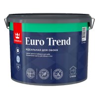 Краска моющаяся Tikkurila/Tikkivala Euro Trend база A белая 9 л