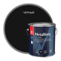 Краска по ржавчине Tikkurila/Tikkivala Metallista черная гладкая глянцевая 2,3 л