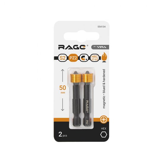 Бита Rage by Vira (554134) PZ2 магнитная 50 мм с ограничителем (2 шт.)