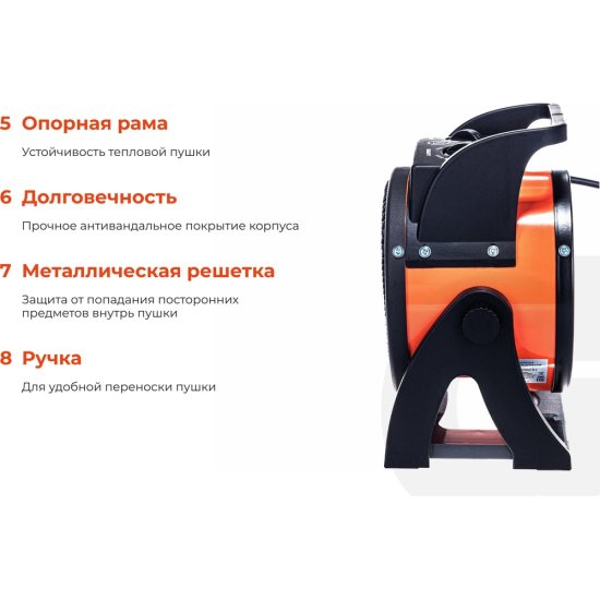 Электрическая тепловая пушка Gigant EHC 2