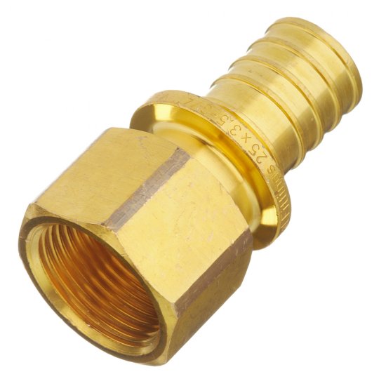 Соединитель прямой Stout 25 мм х 3/4 ВР(г) латунный (SFA-0002-002534)