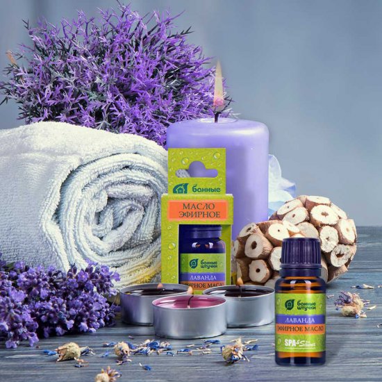 Эфирное масло для бани и сауны Банные штучки 15 мл лаванда (30021)