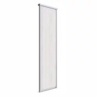 Дверь-купе 883x2252 мм ясень анкор светлый/серебро Elegant