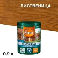 Антисептик Pinotex Classic Plus 3 в 1 декоративный для дерева лиственница 0,9 л