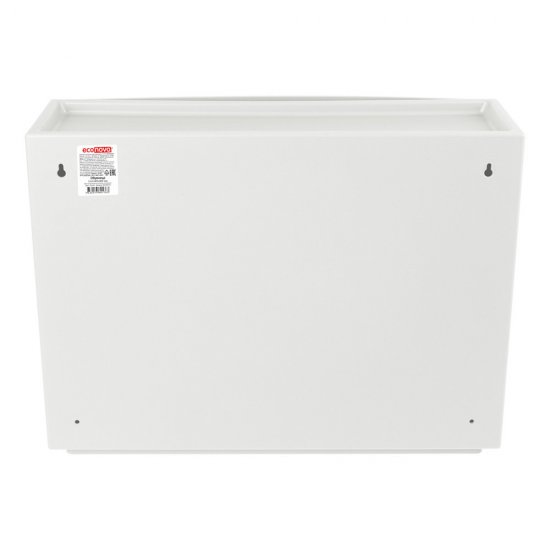 Обувница подвесная пластиковая белая 512х185х380 мм Econova