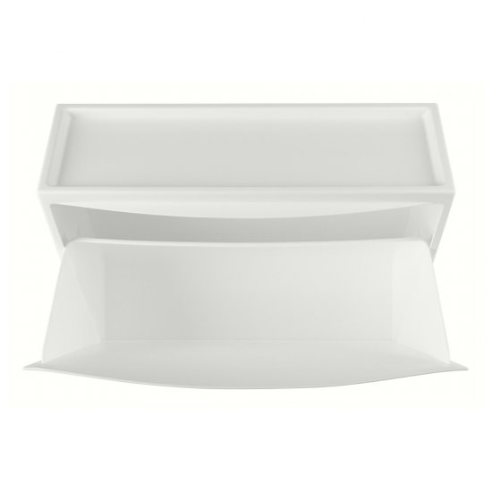 Обувница подвесная пластиковая белая 512х185х380 мм Econova