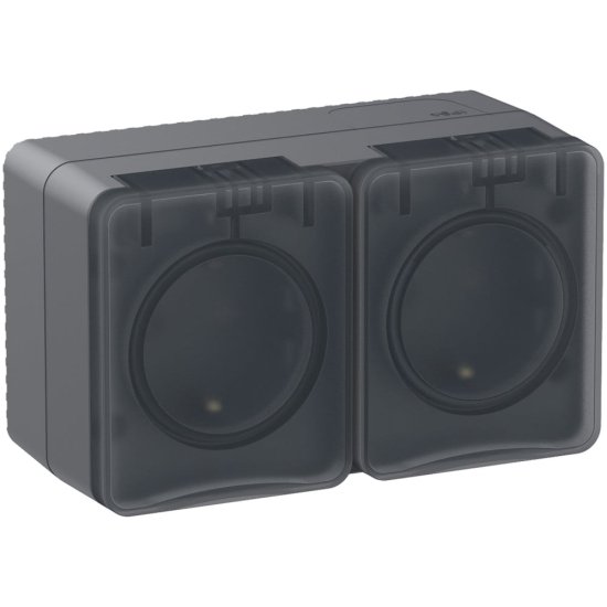 Двойная розетка Systeme Electric AtlasDesign PROFI