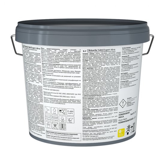 Антисептик Tikkurila/Tikkivala Valtti Expert Akva декоративный для дерева бесцветный 2,7 л